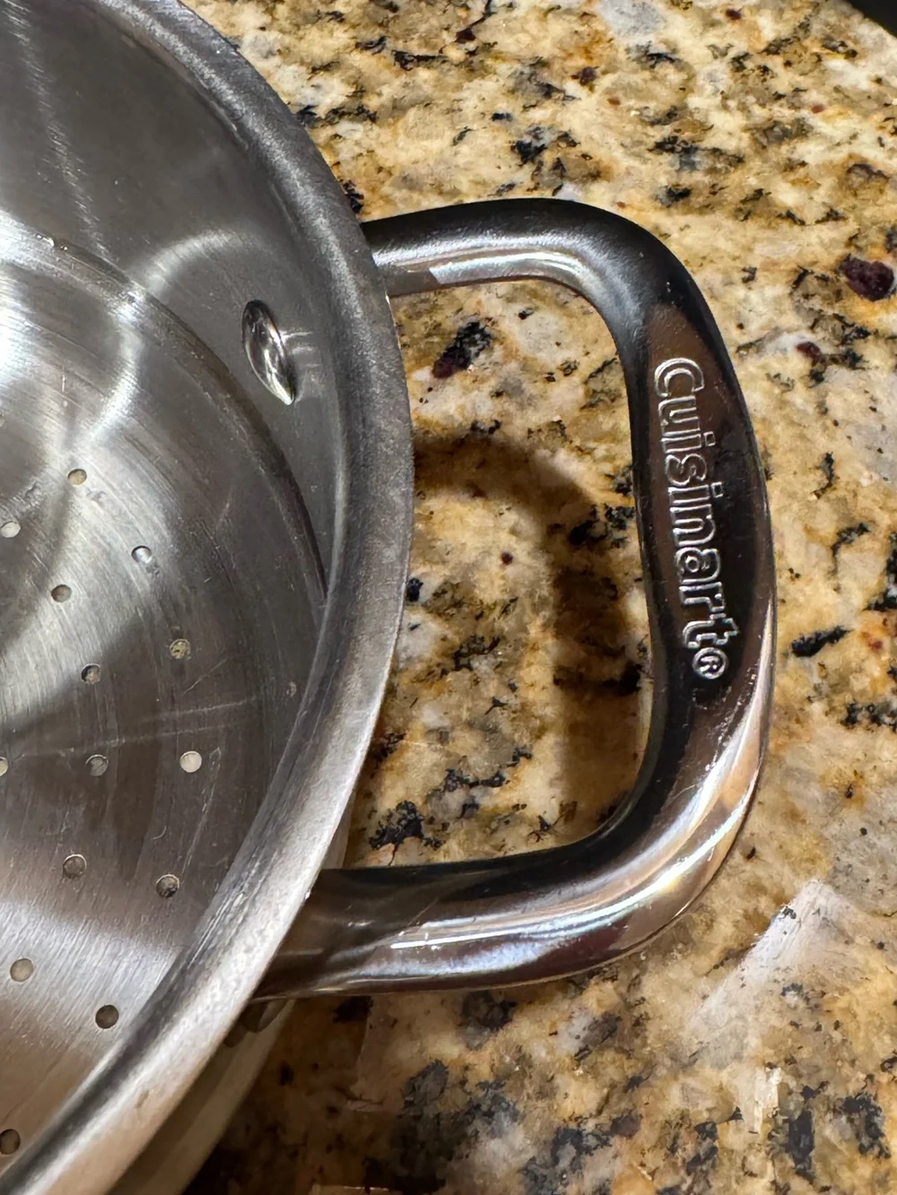 Cuisinart Stainless Steel Two-Handle Steamer/Strainer Insert 7.5” (6116-18s)